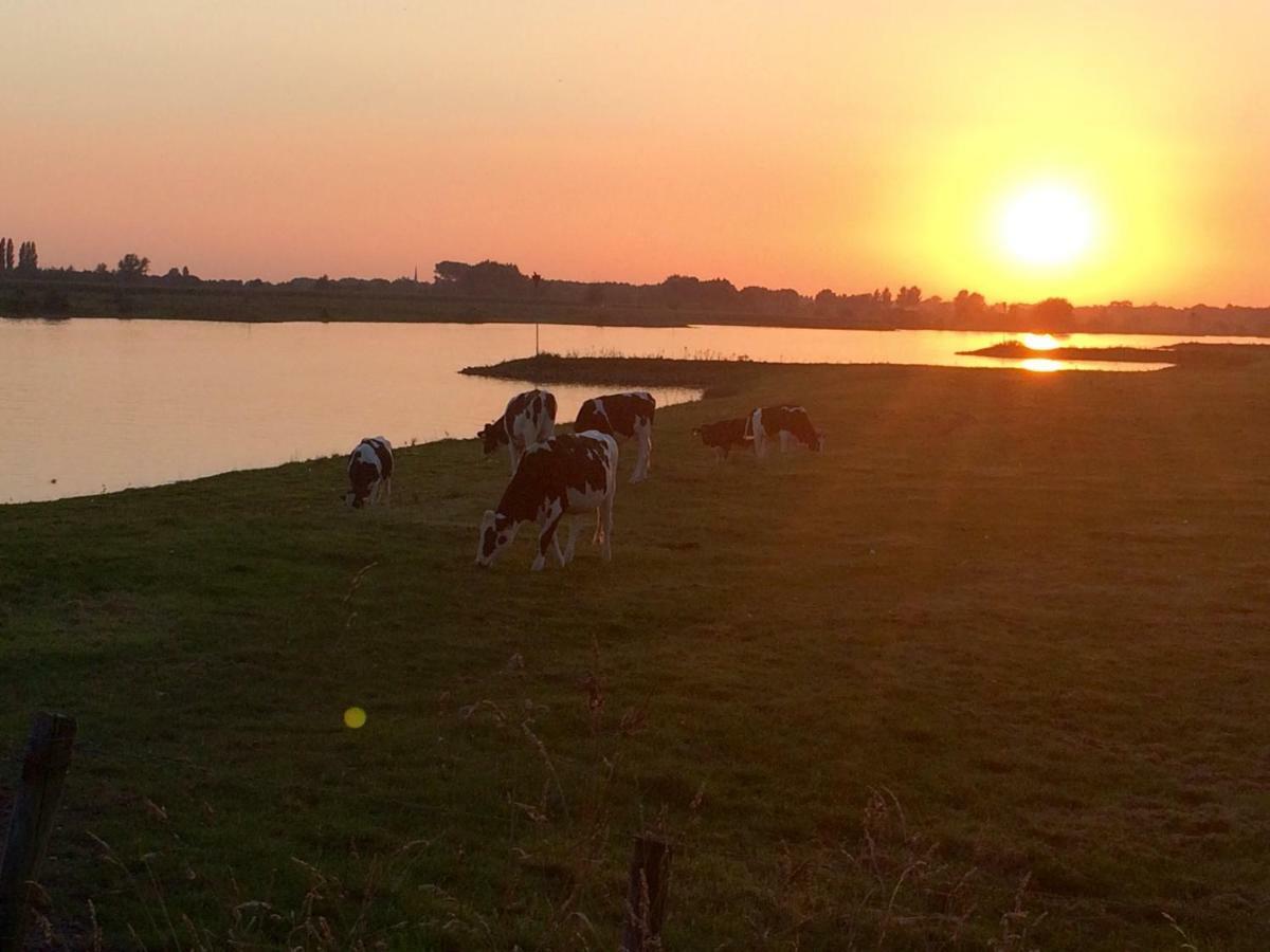 Boerengastenverblijf De Kromme Rijn Cothen Bagian luar foto